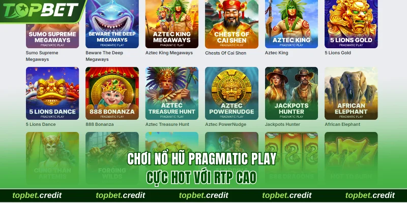 Nổ Hũ 3 Chơi nổ hũ Pragmatic Play cực hot với RTP cao