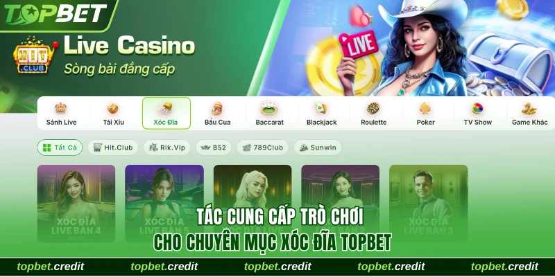 Xóc đĩa 2 Đối tác uy tín cung cấp game xóc đĩa