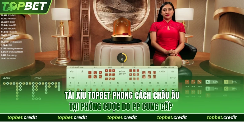 Tài Xỉu 3 Phong cách châu Âu từ phòng cược PP